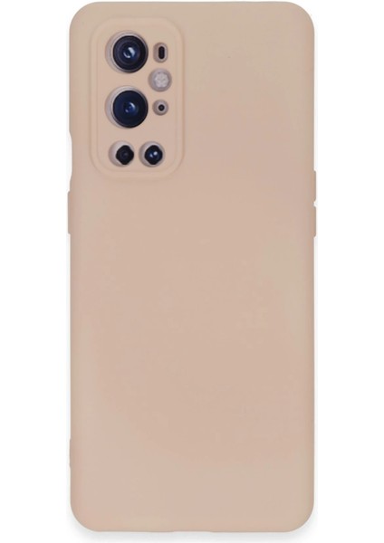 One Plus 9 Pro Kılıf Nano Içi Kadife Silikon - Pudra Dpmah