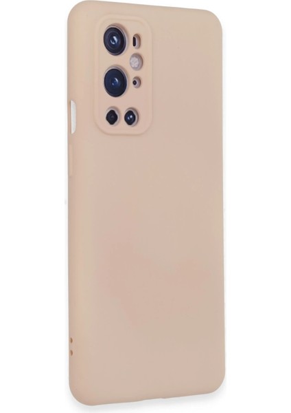 One Plus 9 Pro Kılıf Nano Içi Kadife Silikon - Pudra Dpmah