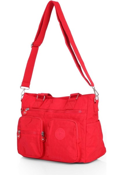 16449 Krinkıl Kadın Çok Gözlü Omuz Çantası