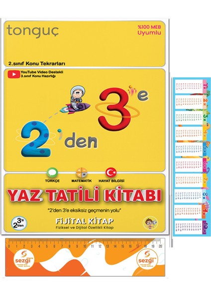 2'den 3'e Hazırlık Kitabı 2025 Güncellenmiş Baskı
