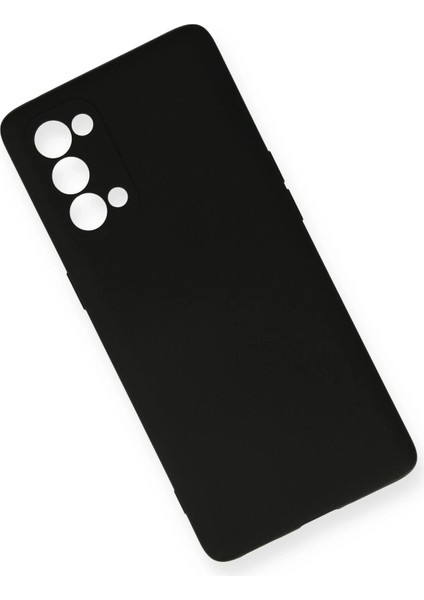 Reno 5 Pro Kılıf Nano Içi Kadife Silikon - Siyah Dpmah modelleri