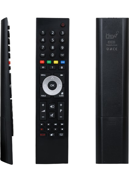 Arçelik Beko Uyumlu Gri Göbek 3D Tuşlu LCD LED Tv Kumanda