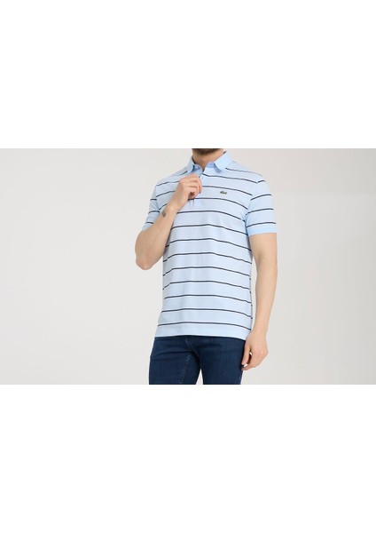 Polo Mavi Çizgili Regular Fit