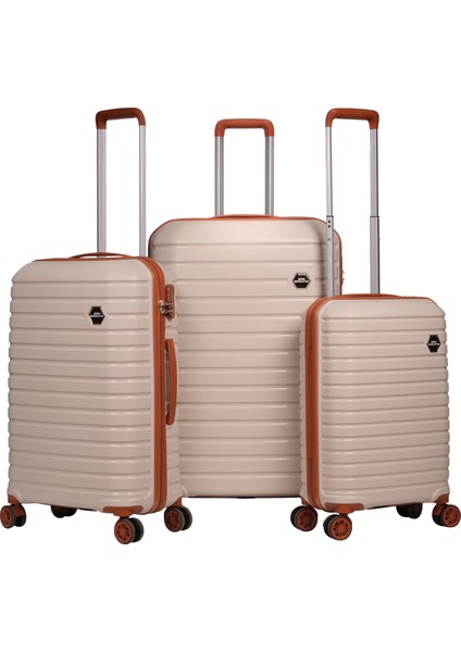 10663 Kemik-Taba 3lü Set Valiz