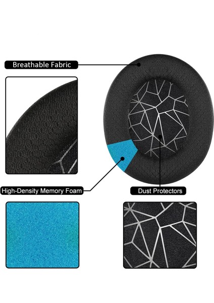 Steelseries Arctis 1/3/5/7/9 Uyumlu Kulak Pedi,yastık Steelseries Arctis 1/3/5/7p+/7p/7x+/9x/pro/prime Kulaklık Sungeri, Yastığı Yalıtım Köpük Ped Minder indirimleri