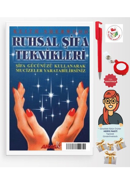 Maje Hediye+Ruhsal Şifa Teknikleri Şifa Gücünüzü Kullanarak Mucizeler Yarata(Keith Sherwood)