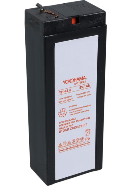 Ayt Yokohama Yh-41.0 4 Volt - 1 Amper Akü (34X64X21 Mm)