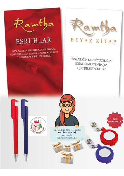 Maje Hediye+Steven Lee Weinberg(Ramtha Eşruhlar+Ramtha Beyaz Kitap) 2 Kitap-Bireysel Gelişim-Akaşa