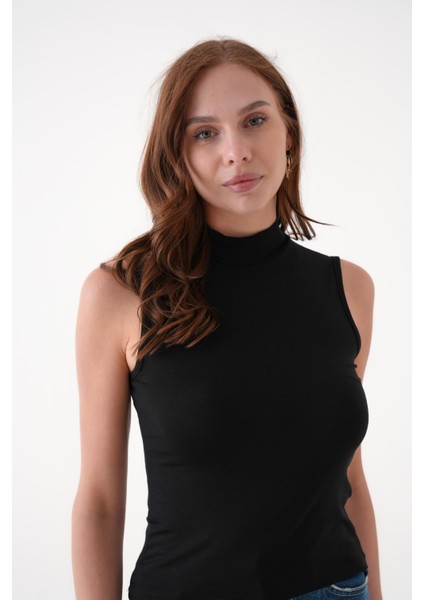 Kadın Krem Kolsuz Body / Bluz Tesettüre Uygun Q005K fiyatları