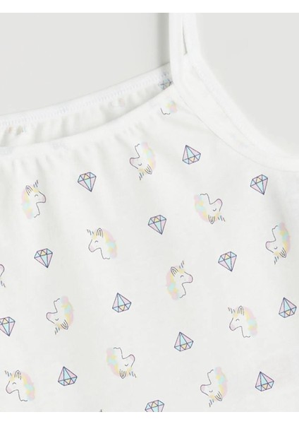 Lcw Kids Kare Yaka Kız Çocuk Atlet 2'li (S5) modelleri