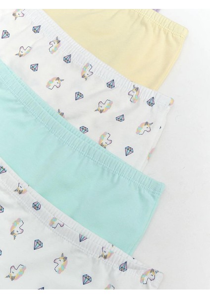 Lcw Kids Baskılı Kız Çocuk Boxer 5'li (S5)