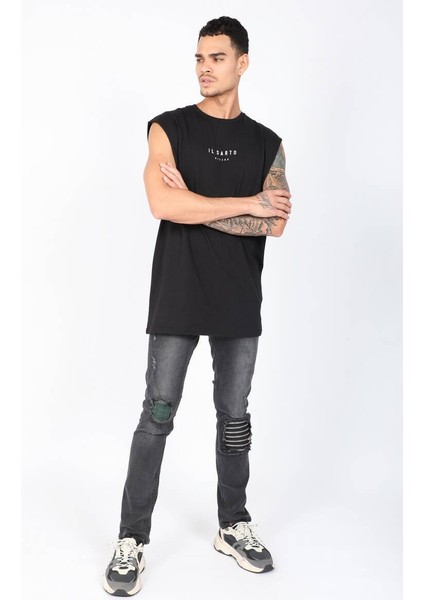 Erkek Straight Fit Fermuar Detaylı Jean Pantolon modelleri