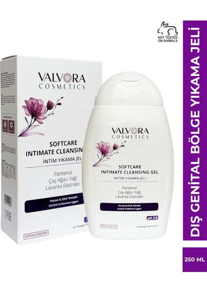 Valvora Cosmerıcs Softcare Gel Intim Yıkama Jeli 250 ml