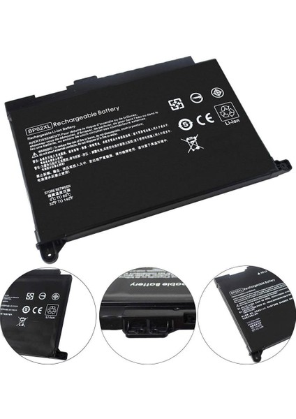 Hp BP02XL, 15-Au, 15-Aw TPN-Q172, TPN-Q175 Batarya Pil