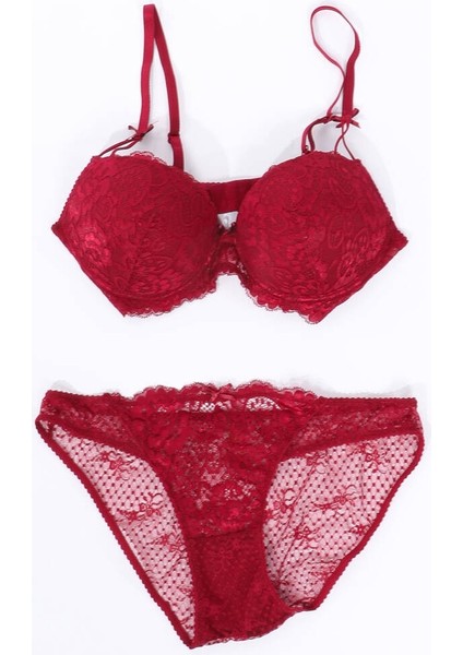 Kadın Balenli Destekli Push Up Sütyen Takımı fiyatları