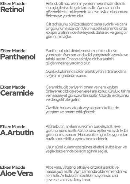 - Antiaging+ Retinol ve Arbutin Katkılı Yüz Bakım Serumu - Kırışıklıklara Karşı Etkili ve Hücre Onarıcı ve Yenileyici Etki - 30ML