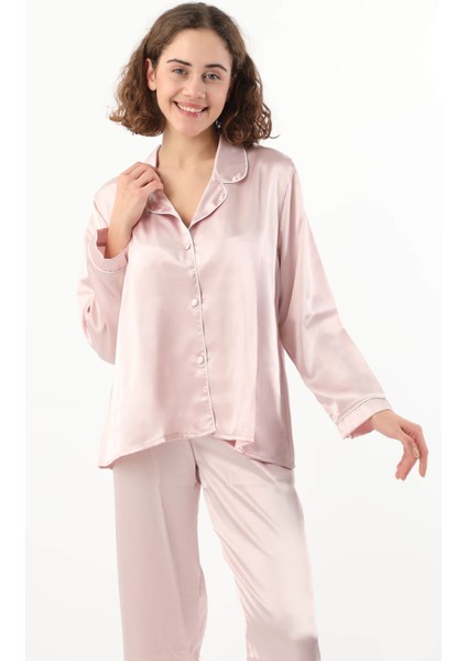 Pierre Cardin Kadın Biyeli Saten Pijama Takımı fiyatları