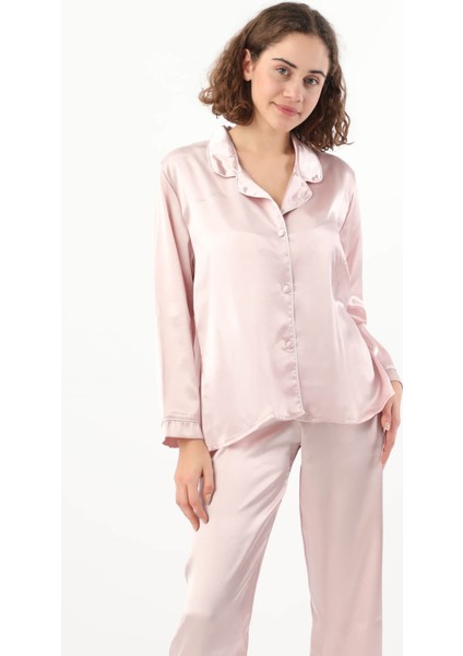 Pierre Cardin Kadın Biyeli Saten Pijama Takımı indirimleri