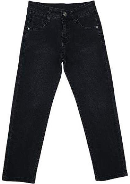 418456 Kot Pantolon 9Y,10Y,11Y,12Y Erkek - Siyah - 9-10 Yaş