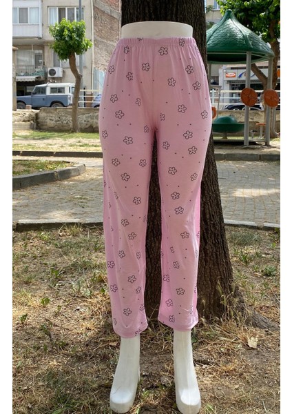 Kadın Çicek Desenli Kısa Kollu Önden Düğmeli Pijama Takım - 5362 - Mria Md