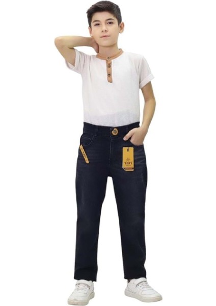 419611 Erkek Kot Pant 12Y,13Y,14Y,15Y,16Y Erkek - Siyah - 14-15 Yaş