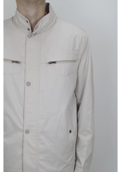 Fistan Store Erkek Hakim Yaka Klasik Kesim Rahat Kalıp Fermuar Çıtçıtlı Yazlık Keten Mont fiyatları