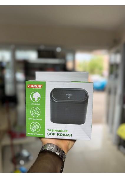 Carup Taşınabilir Araç Çöp Kovası