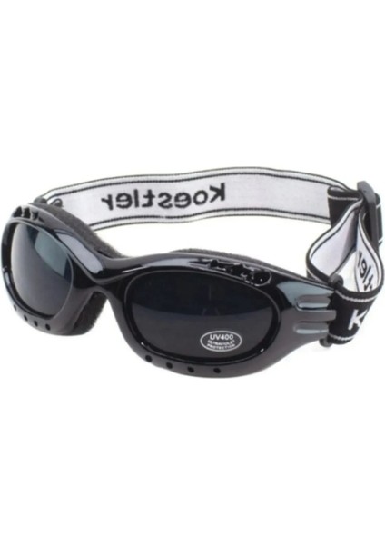 Motosiklet ve Bisiklet Yarım Kask Retro Gözlüklü Chopper Cruiser Kaskı Parlak Siyah fırsatları