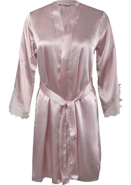 Kadın Midi Saten Gecelik Sabahlık Takım modelleri