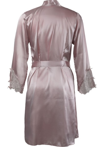 Kadın Midi Saten Gecelik Sabahlık Takım fırsatları