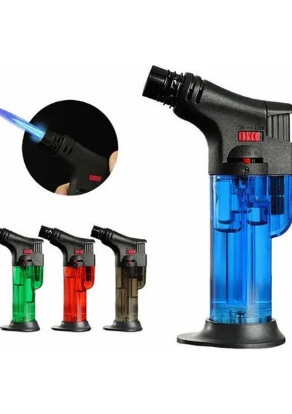 Turbohız Doldurulabilir Blow Torch Lighter Pürmüz Çakmak Yemek Hazırlama Mangal Kampçakmağı