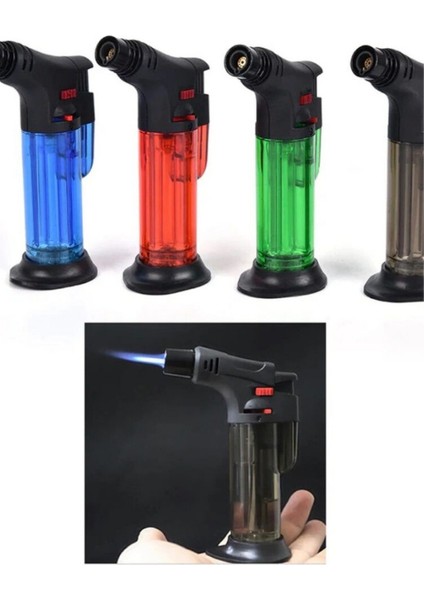 Turbohız Doldurulabilir Blow Torch Lighter Pürmüz Çakmak Yemek Hazırlama Mangal Kampçakmağı