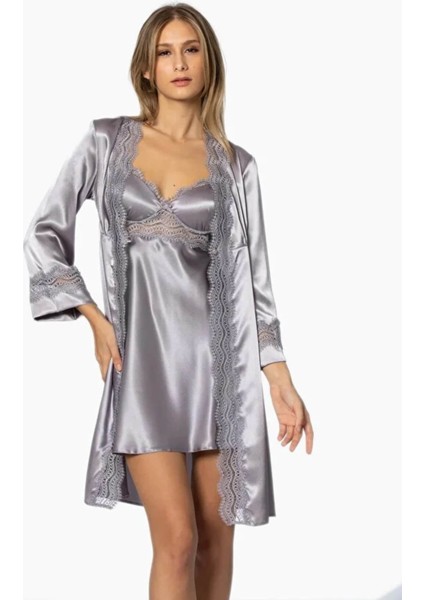 6 Parça Saten Çeyiz Seti