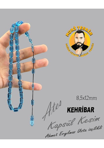 Ahmet Eryılmaz Ateş Kehribar Kapsül Kesim 8,50X12