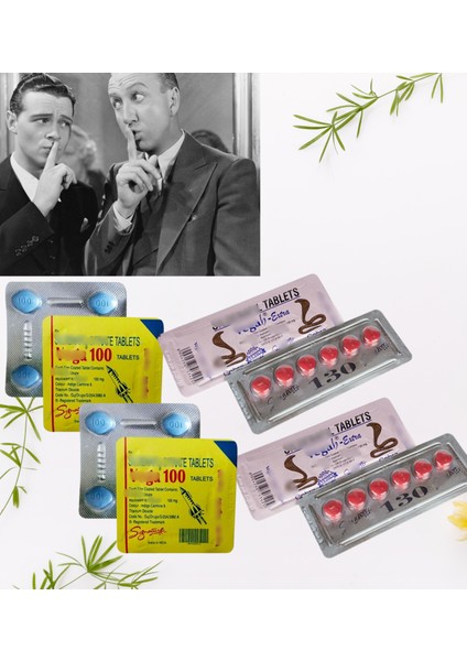 KOBRÂ_130 6'lı 2 Dizi + VEGA_100MG 4'lü 2 Dizi Gecıktırıcılı Hap Erkeklere Özel Takviye Guç Kuvvet Sertlestırıçılı Hapı Performansa Destek Istek Arttırıçî_buyutuçu Cı-Alıs Viağrâ Viêğ-Râ 20MG 5mg Krem