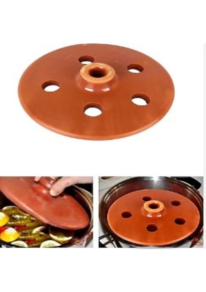 Yaprak Sarma Taşı Çömlek Kapak -23 cm