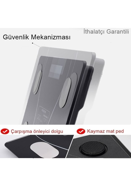 Tartı Baskül Dijital Elektronik Tartı Vücut Analiz Cihazı Akıllı Banyo Wife Akıllı Yağ Ölçer