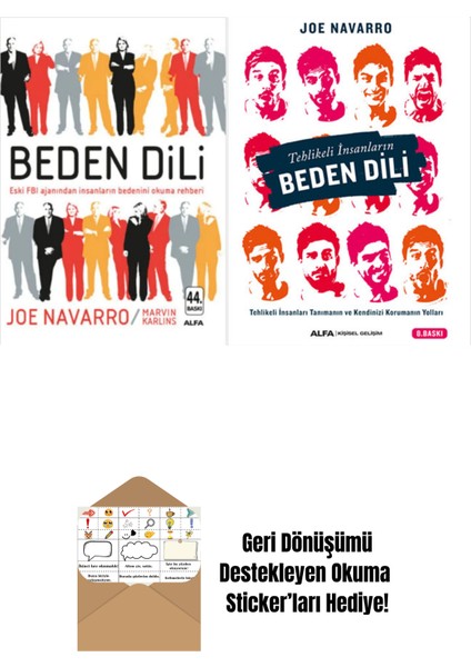 Beden Dili 2 Kitap Set + Okuma Sticker'ları