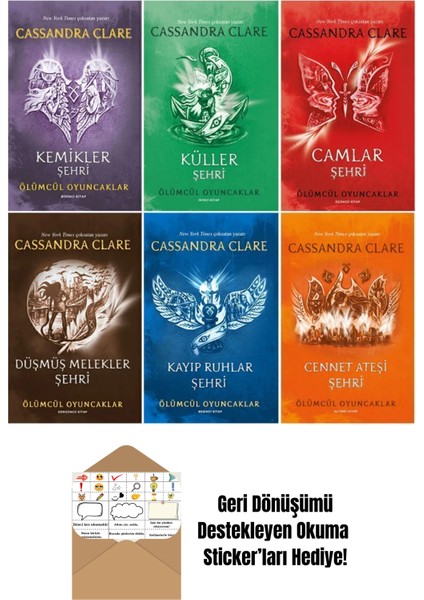 Ölümcül Oyuncaklar Serisi 6 Kitap Set + Okuma Sticker'ları