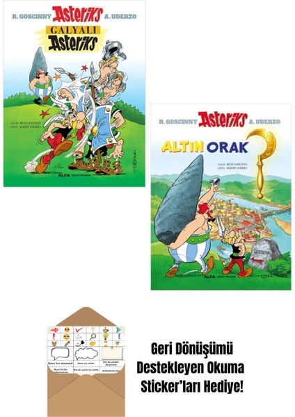 Asteris 1. ve 2. Ciltler Çizgi Roman Seti + Okuma Sticker'ları