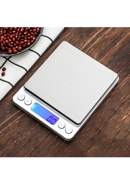 Dijital Hassas Elektronik Taşınabilir Cep Terazi Tartı 1000 gr 0.1 gr Hassasiyetli Terazi