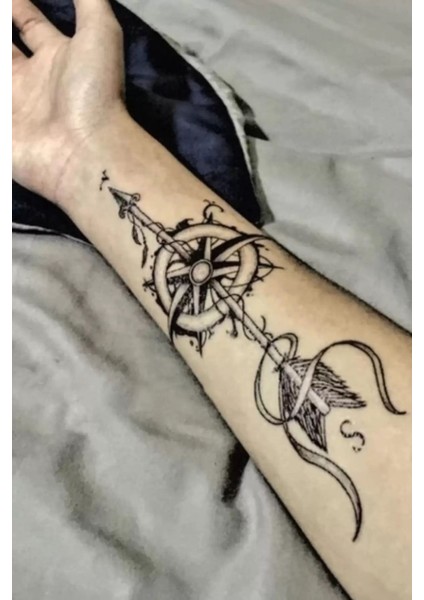 Pusula Figürlü Geçici Dövme Tattoo