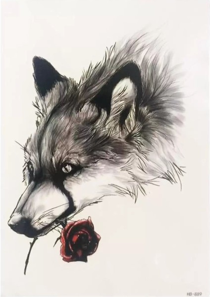 Kurt Figürlü Geçici Dövme Tattoo fiyatları