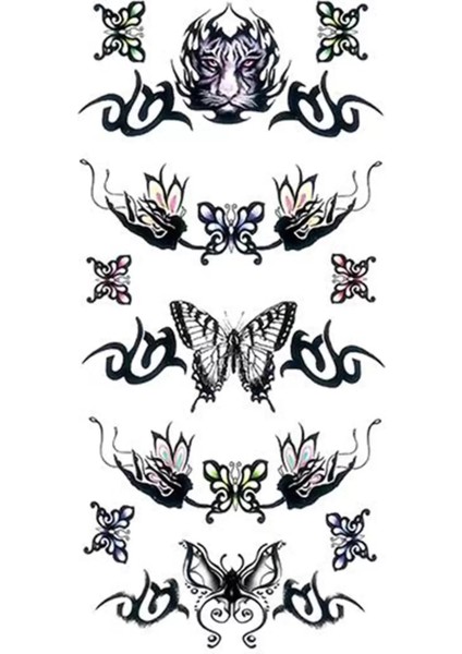 Kelebek Figürlü Geçici Dövme Tattoo