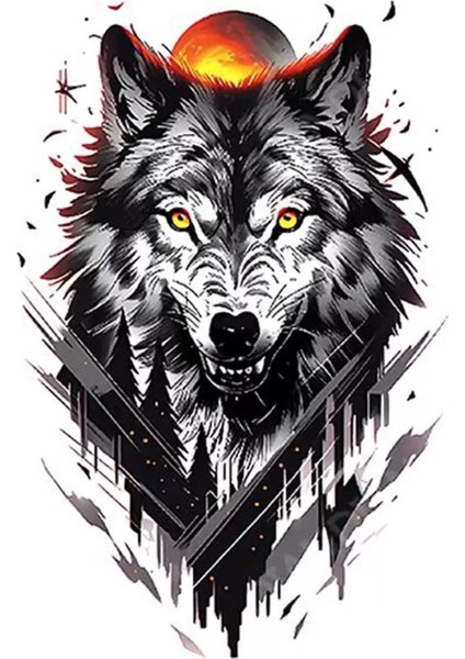Kurt Figürlü Geçici Dövme Tattoo