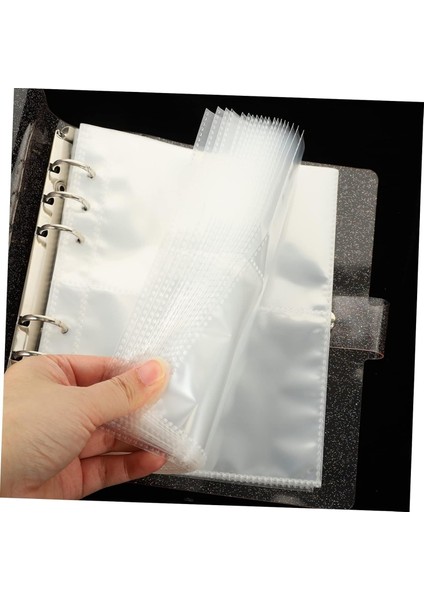 Sert Kapaklı Şeffaf A5 Binder Dosyası