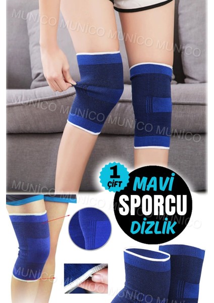 1 Çift Diz ve Dirsek Koruyucu Kopmaz Esnek Fitness Spor Voleybol Basket Tenis Koşu Bandajı Kaliteli fırsatları