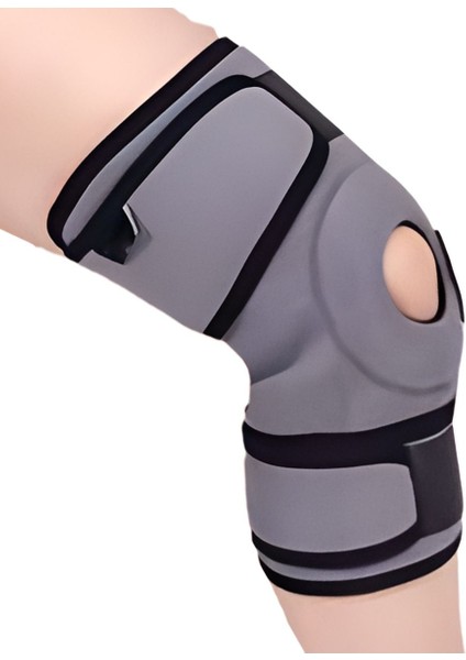 Patella Destekli Dizlik Yüksek Kalite Patella Destekli Dizlik Gri