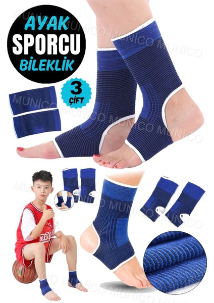 3 Çift Ayak Bileği Desteği Sıkıştırma Kayışı Aşil Brace Fitness Için Koruyun Esnek modelleri