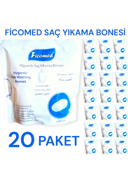 Saç Yıkama Bonesi 20 Paket